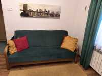 Sofa, dwa fotele plus pufa