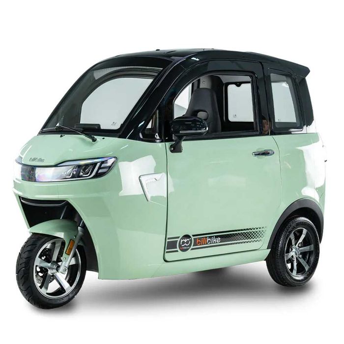 Skuter elektryczny zabudowany z dachem MICRO CAR trójkołowiec, 45km/h