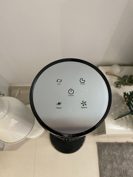 Ventoinha vertical com comando