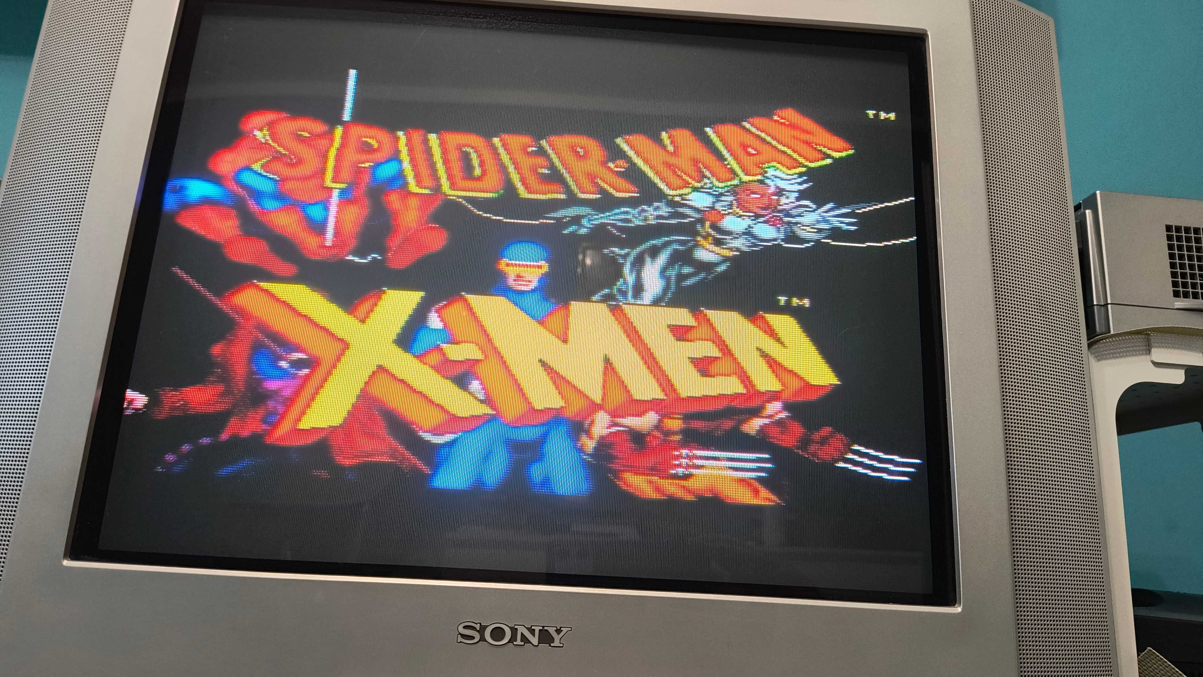 RETRO Spider-Man X-Men Arcade's Revenge SNES Super Nintendo
