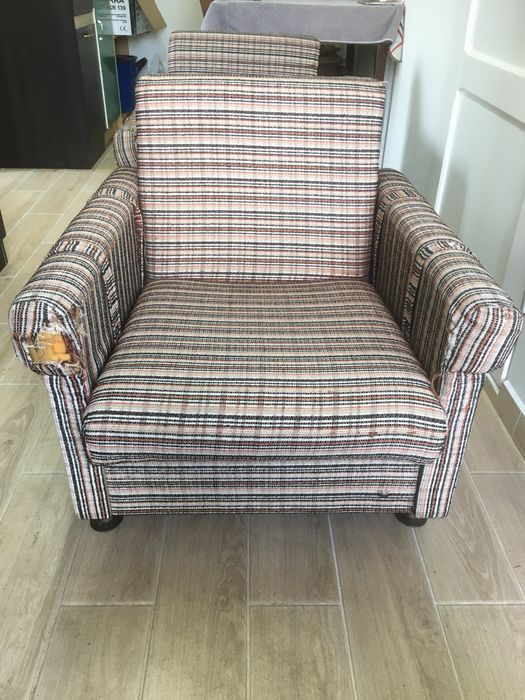 Fotele PRL, do renowacji, meble Słupsk, 2 szt.