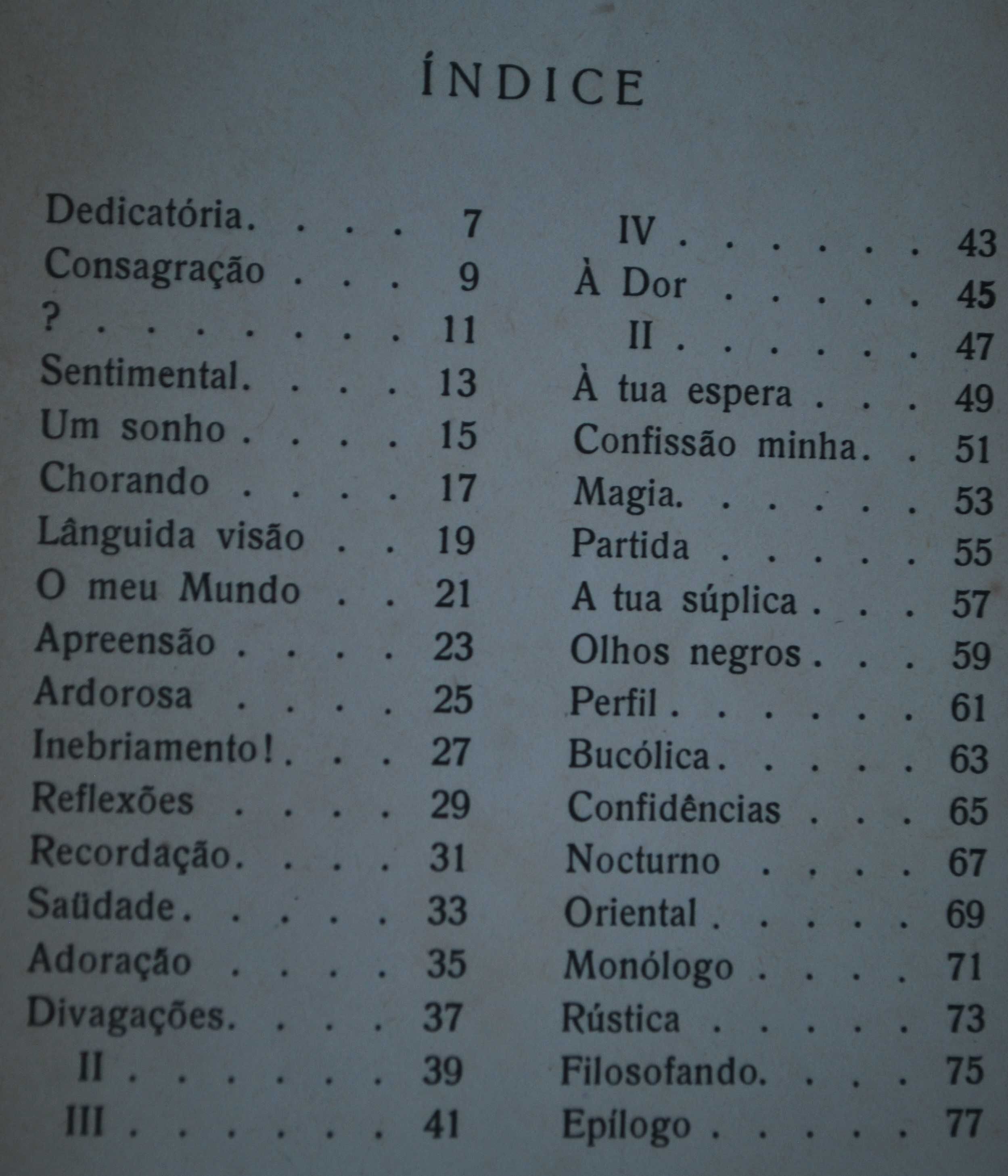 Abismo dos Meus Pensamentos de Maria Rosa da Costa (Edição 1941)