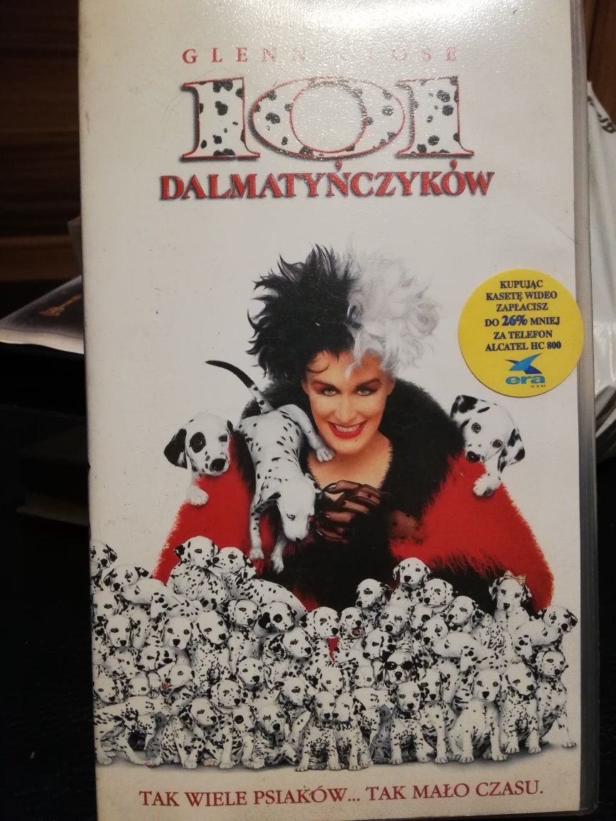 101 dalmatyńczykow film orginalny VHS stan bardzo dobry