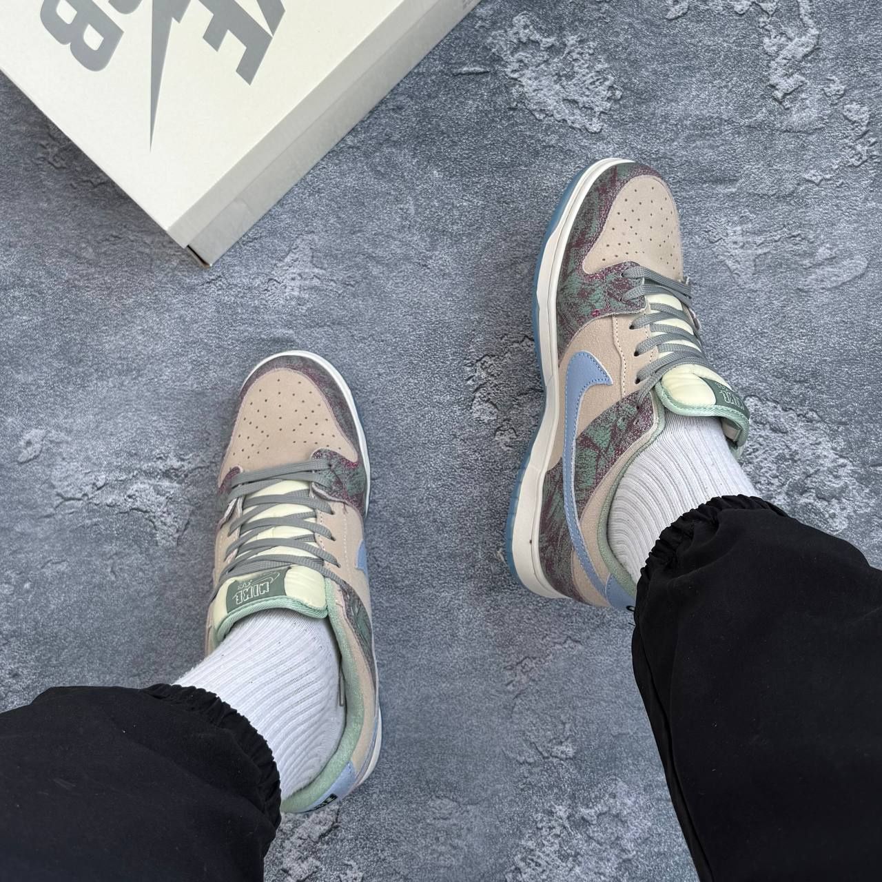 (41-46) Летние Весенние Кроссовки Nike Crenshaw Skate Club SB Dunk Low
