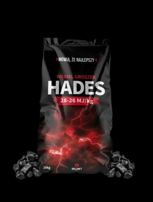 Węgiel groszek HADES 26-28 kalorii worki 20 kg