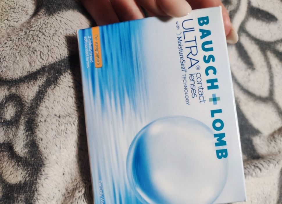 Лінзи bausch lomb ultra astigmatism -7, -2.75 циліндр, ціна за пару