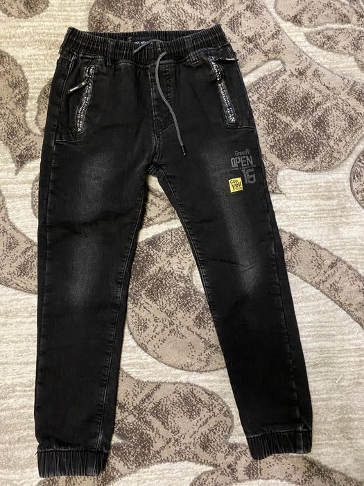 Джинси мом на флісі на хлопчика 134-146