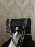Сумка CHANEL  Double Flap Bag Caviar Medium Gold