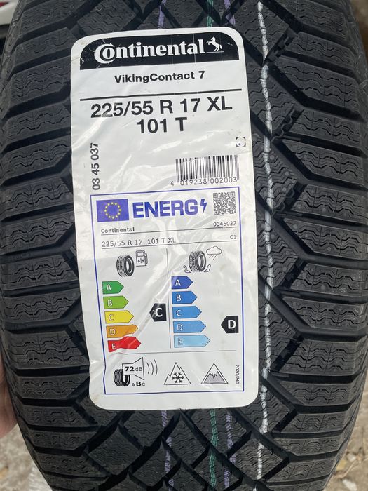 Зимові НОВІ Шини Continental VikingContact 7 225/55 R17
