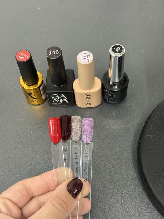 Матеріали для маніюкру гель лак gama dark dnka