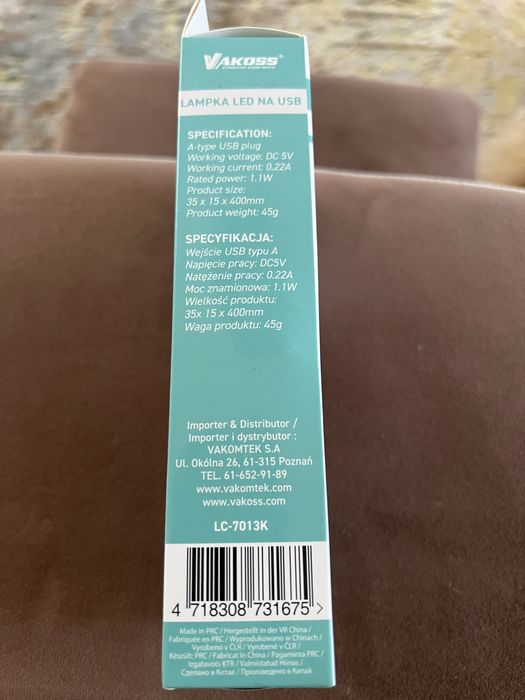 Светодиодная лампа usb для ноутбука, припой Польша