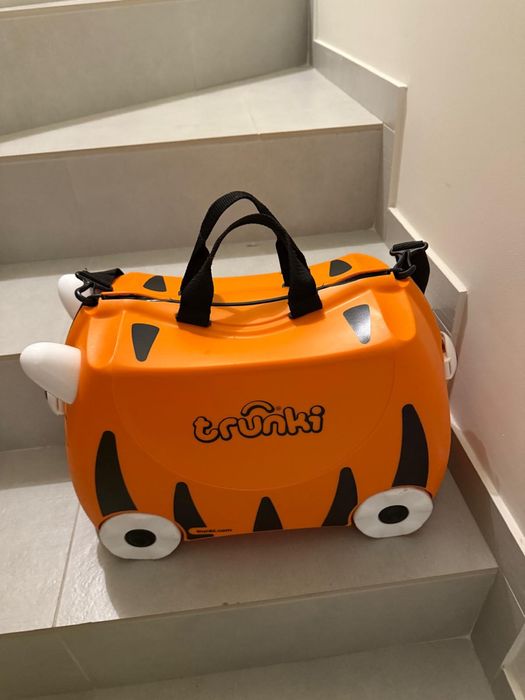 Walizka Trunki tygrys dla dzieci z kolami