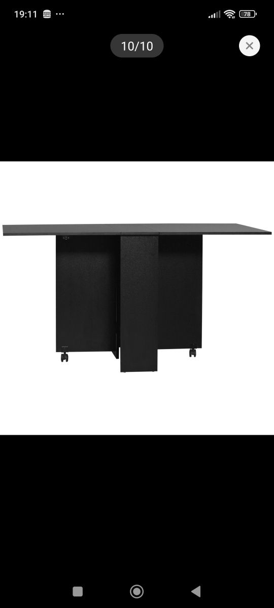 Mesa nova preta dobravel