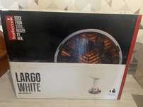 Grill węglowy LARGO WHITE z żeliwnym rusztem