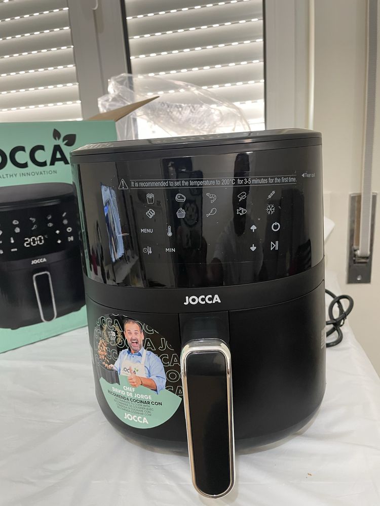 Air Fryer Jocca 4L 1400W – Nova, na Caixa!