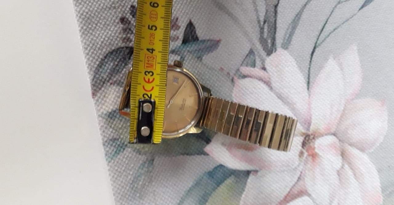 Zegarek SOLVIL & TITUS 17 JEWELS nakręcony zegarek męski z datownikiem