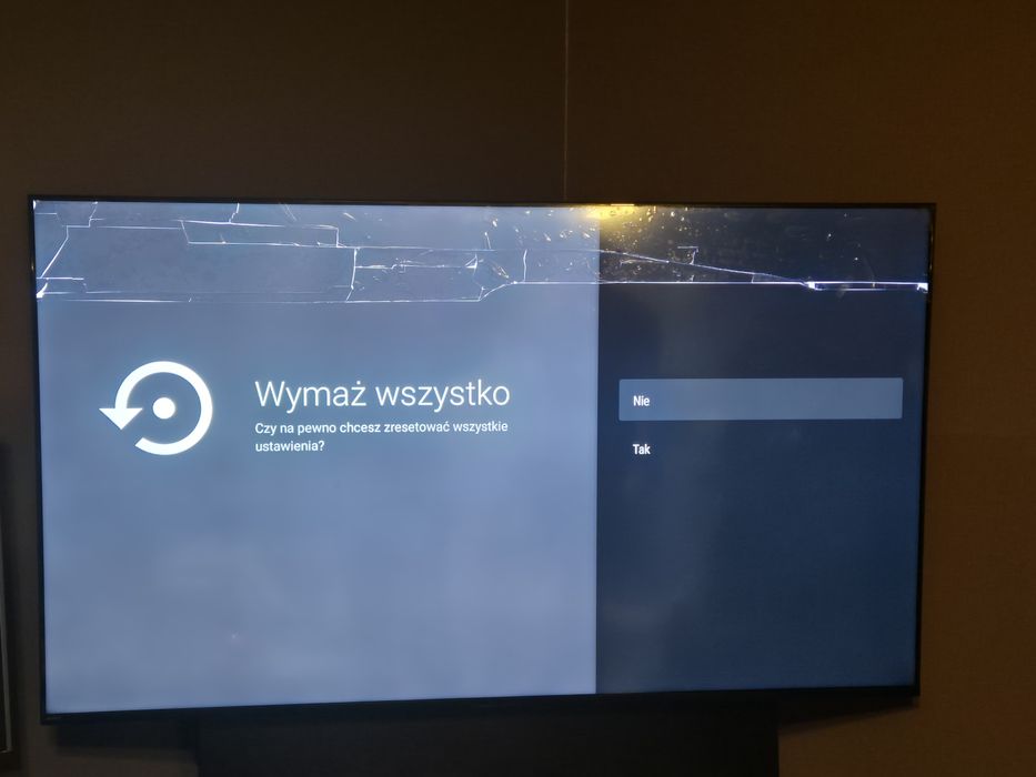 Sony BRAVIA X85L/65 163.9cm działający/uszkodzony