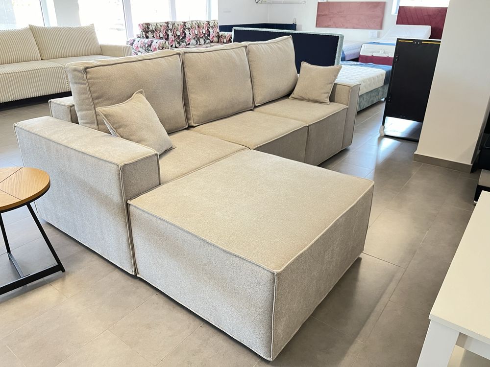 Narożnik Loft z dużą leżanką