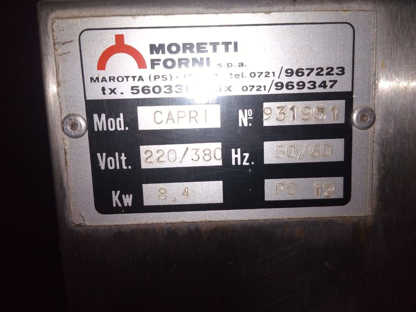 Печь духовка Moretti Forni Capri