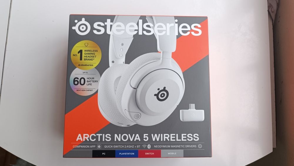 Steelseries artic nova 5 wireless novos 60h autonomia 100 presets jogo