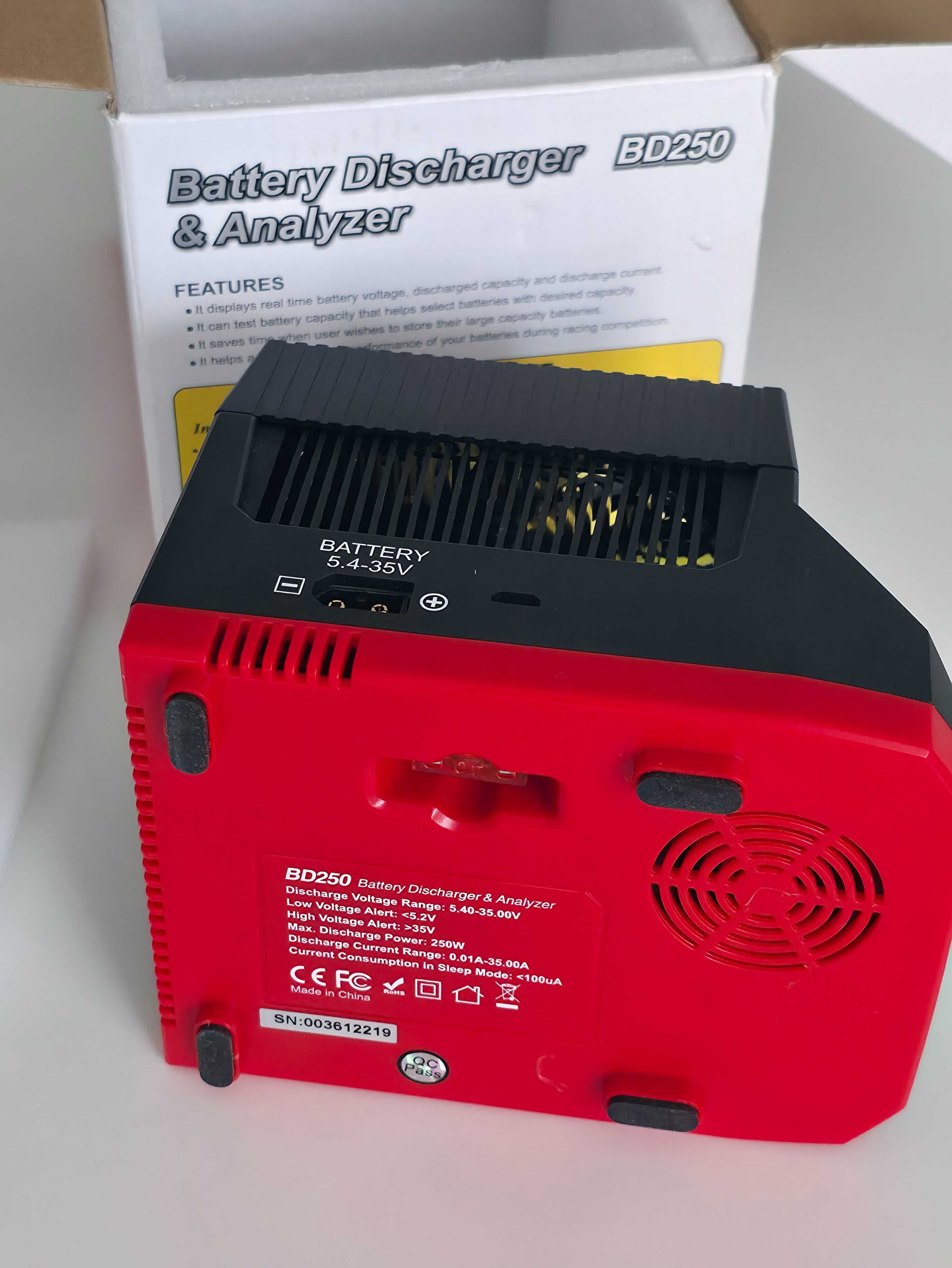 Rozładowywarka/ Tester Akumulatorów BD250 35A/250W sztuczne obciążenie