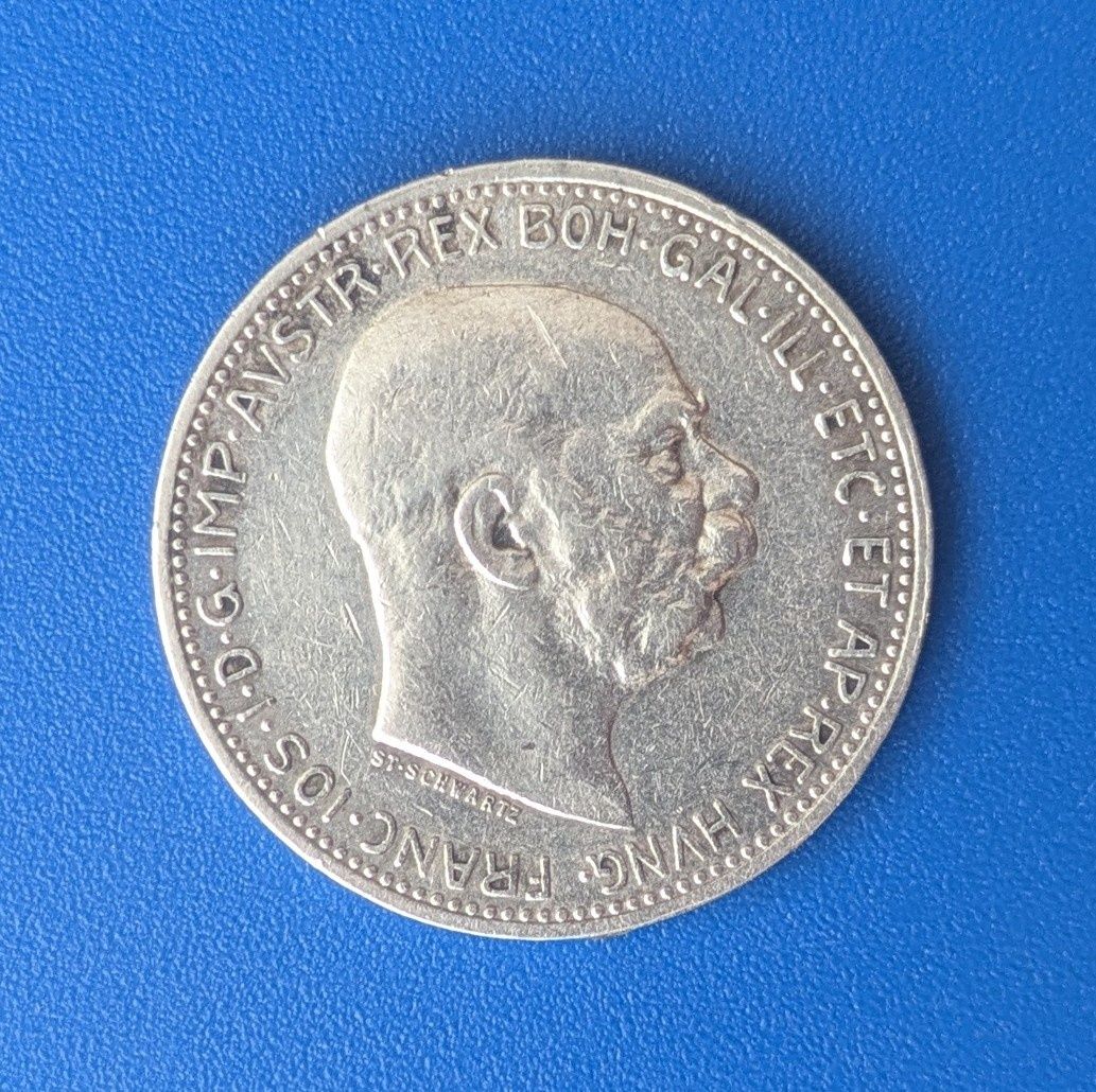 1 крона 1912 р. Австрійський тип