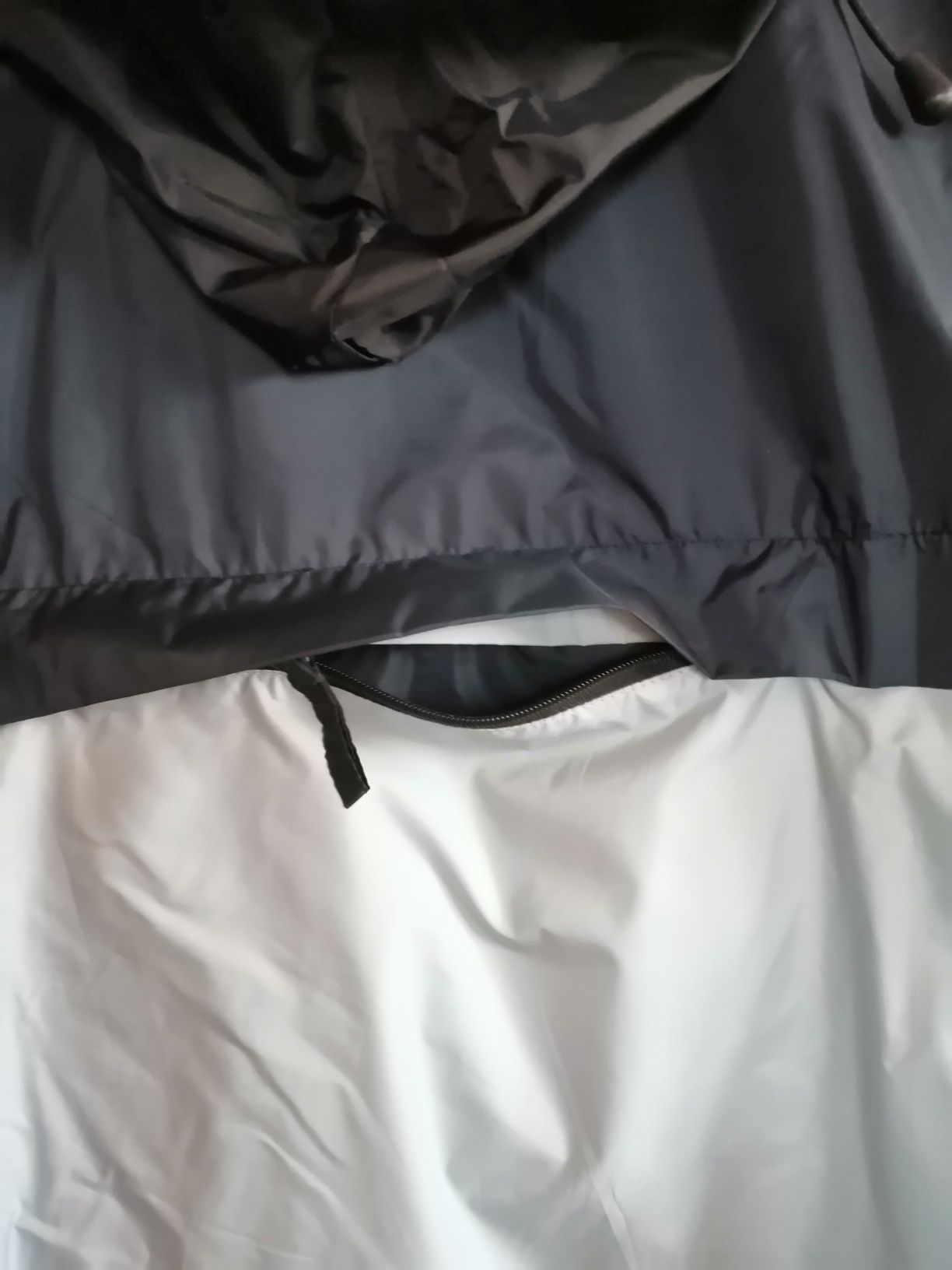 Kurtka męska wiatrówka granatowo-niebieska, 2-3XL