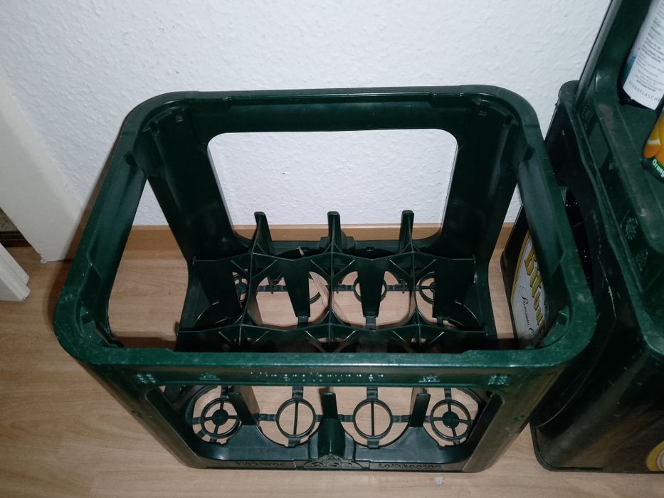 Skrzynka 12x 1l butelki duże transporter krata kaucja napoje mineralna