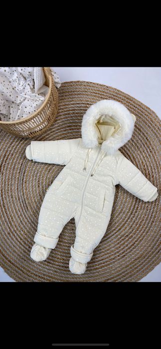 Зимовий комбінезон на овчині