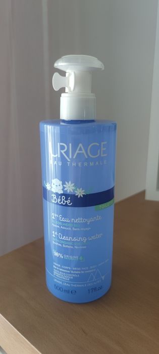 Água micelar limpeza bebé uriage