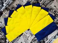 Український стяг, прапор з габардину, різні кольори