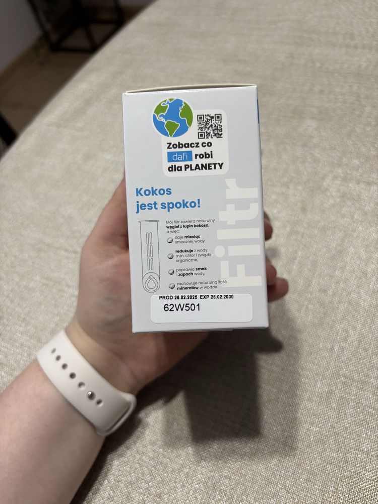 Nowe filtry dafii zielione