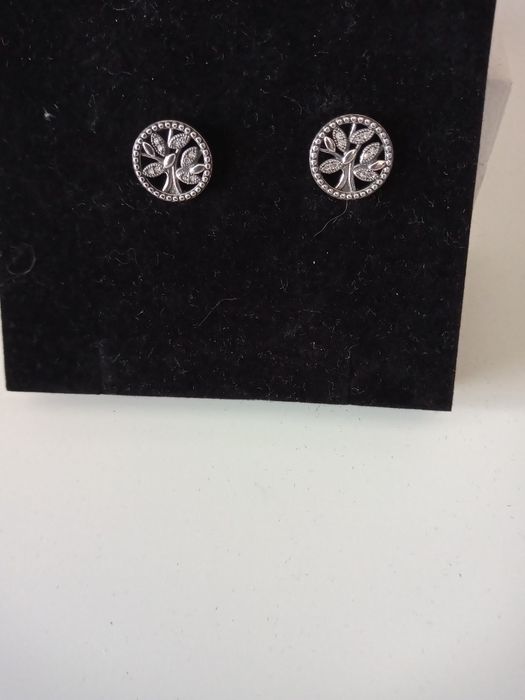 Kolczyki drzewko szczęścia, nowe.