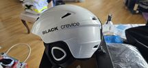 Kask narciarski black crevice kitzbühel biały carbon