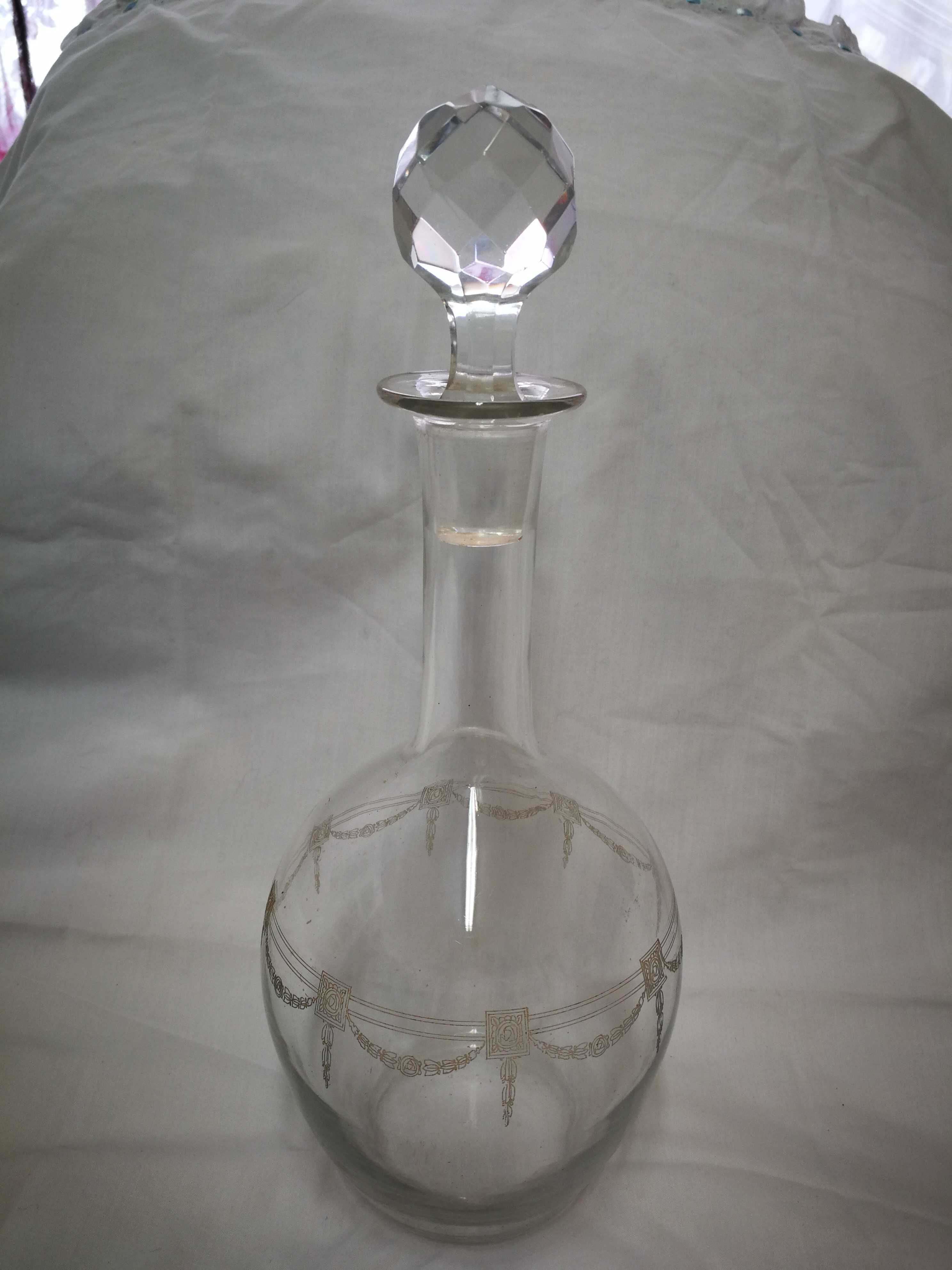 garrafa para licores em cristal antigo