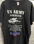 Koszulka T-Shirt Tee US Army World Tour Invade WW2 Cold War Vintage L