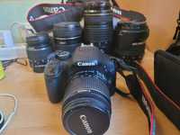 Canon 550d 15тис пробега +обьективы +аксесуары
