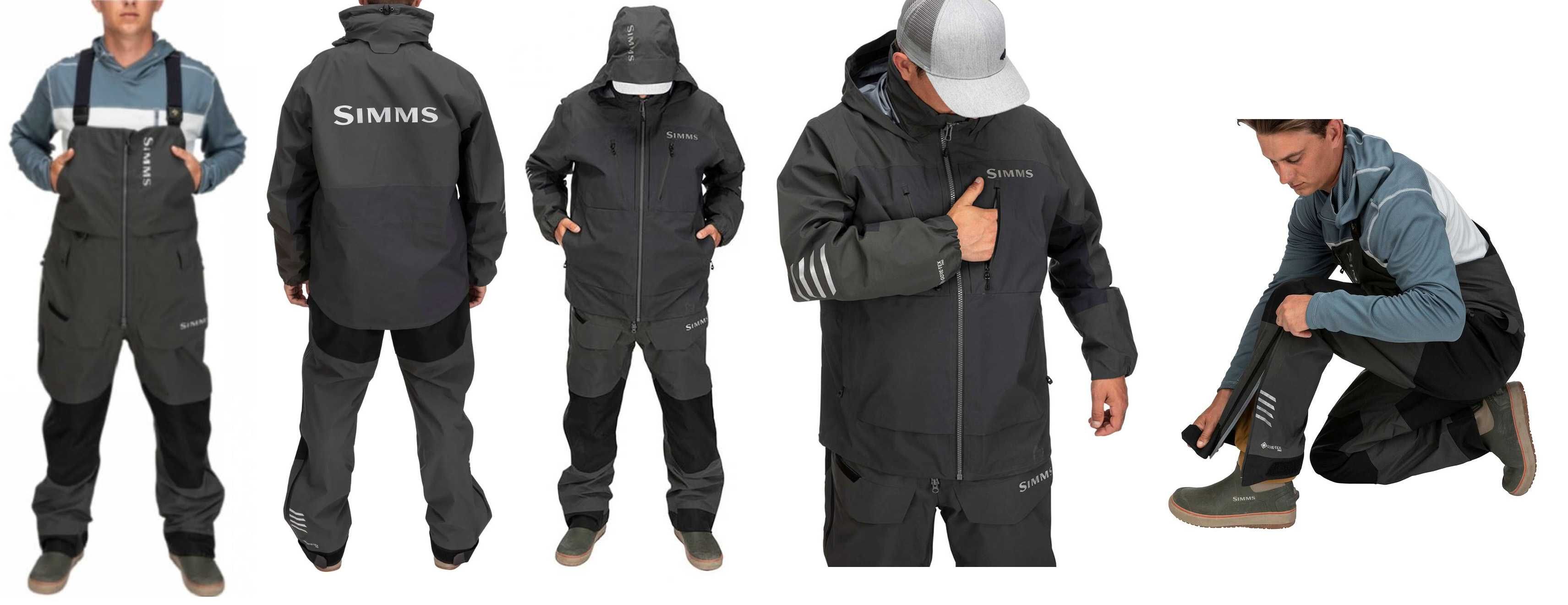 Simms ProDry Carbon XL. Топова риболовна куртка від костюмі.