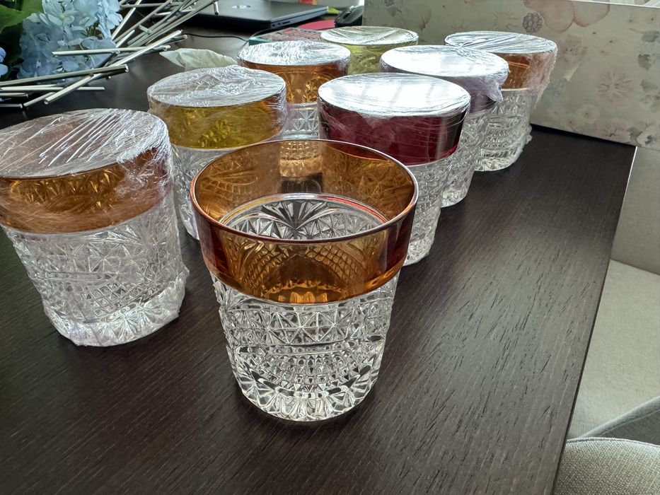 14 Copos de cristal (imco?) - coleção