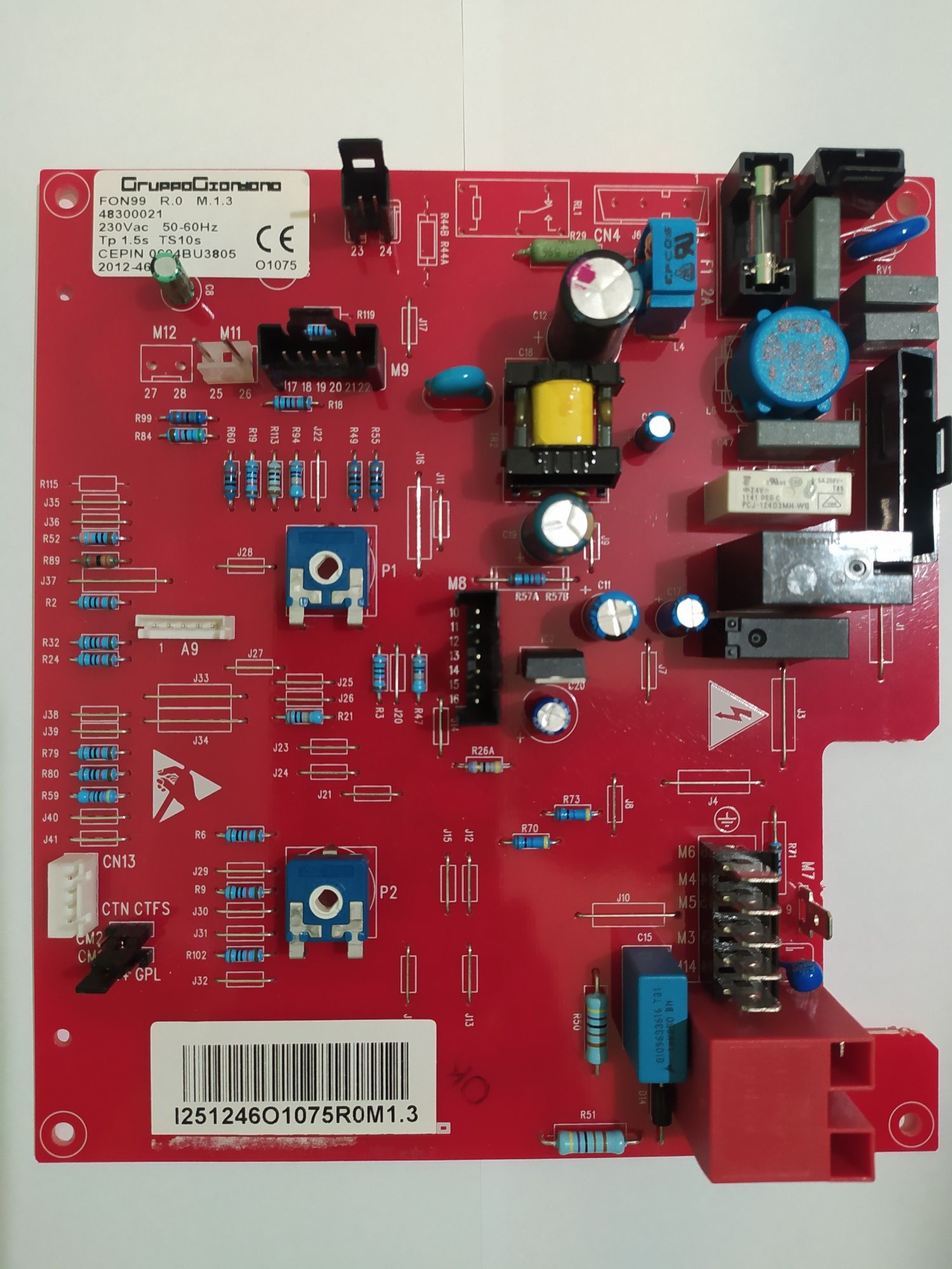 Плата управления на газовый котел Nova Florida Vela Compact, Fondital.