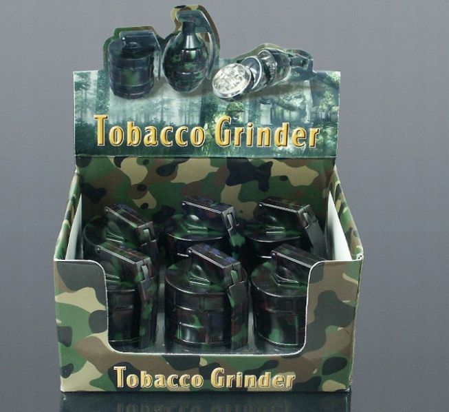 Młynek do Tytoniu Grinder Crusher w Kształcie Granatu w Kolorze Moro