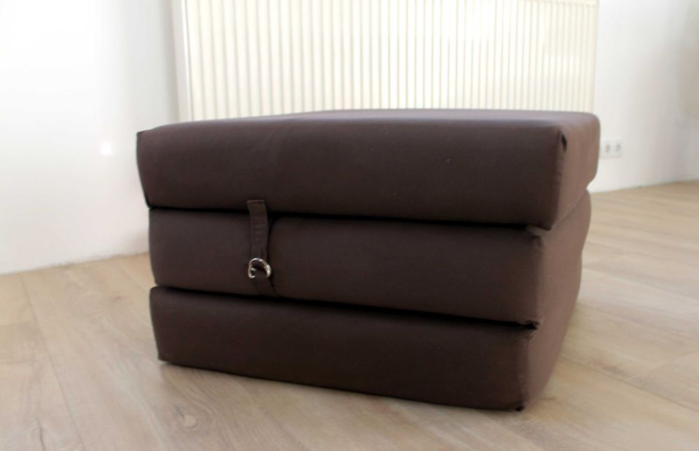 Pufa Siedzisko Taboret tapicerowany Łóżko Materac rozkładany, 200 x 65