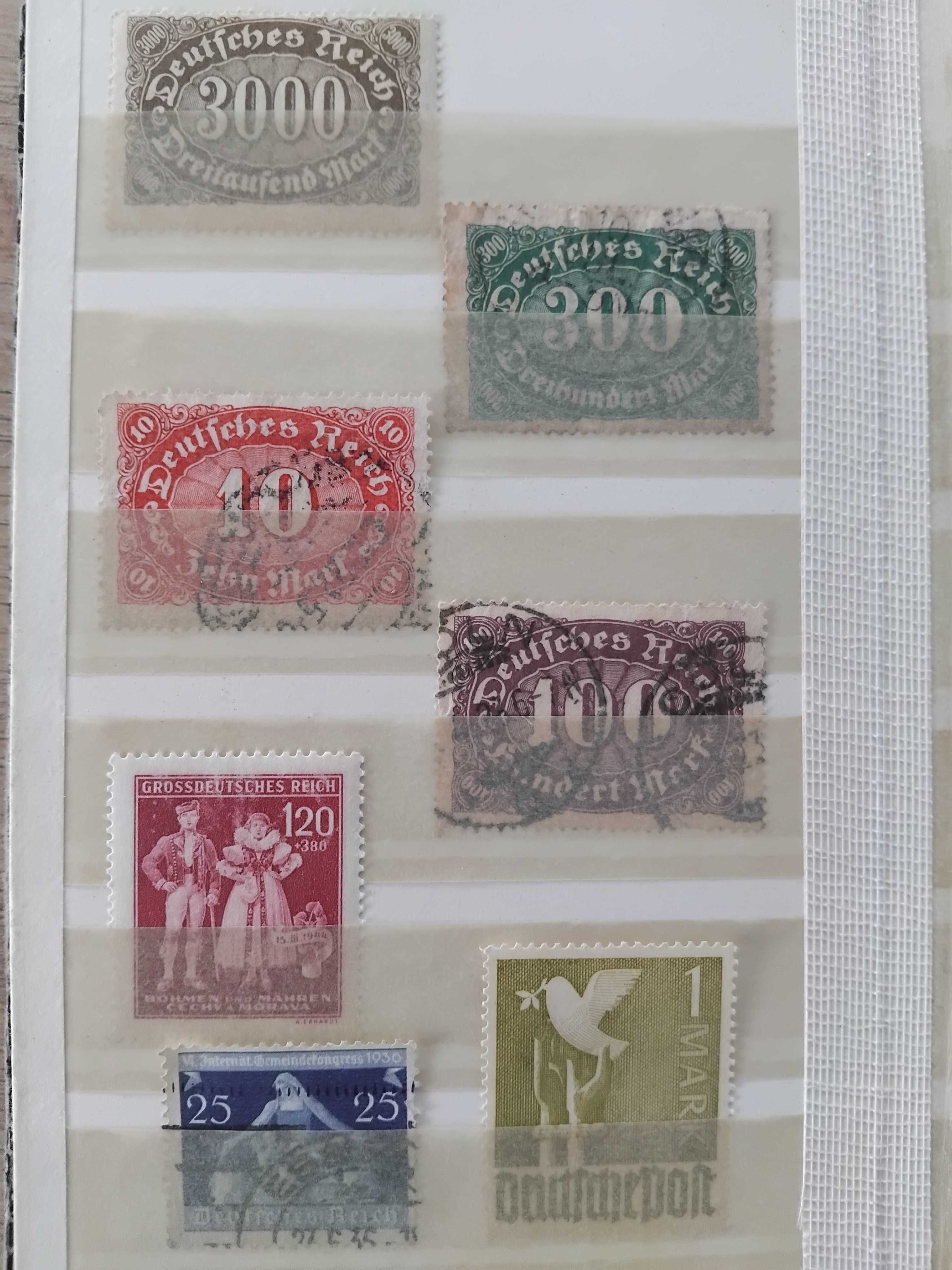 Znaczki Pocztowe III Resza Deutche Reich Stare Klaser (257)