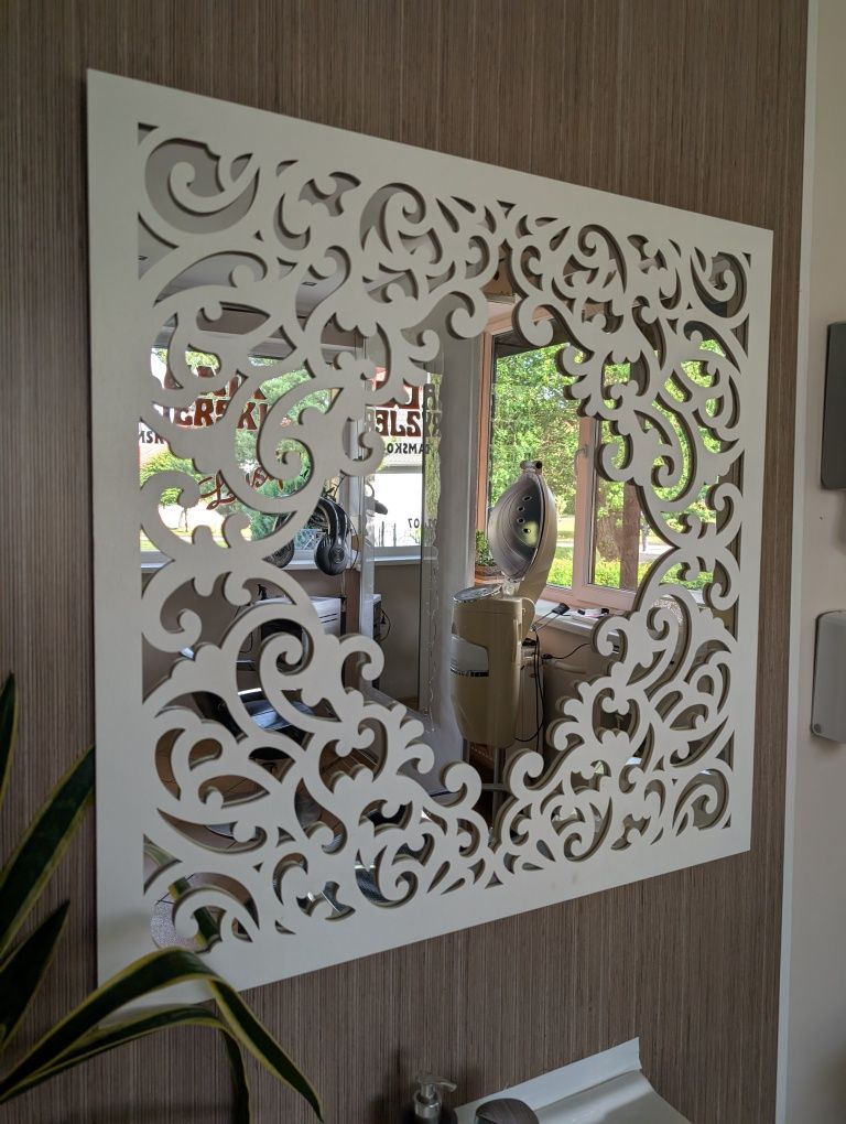 ZESTAW ornament LUSTRO latarnie DONICE stolik ODBIOR!!!