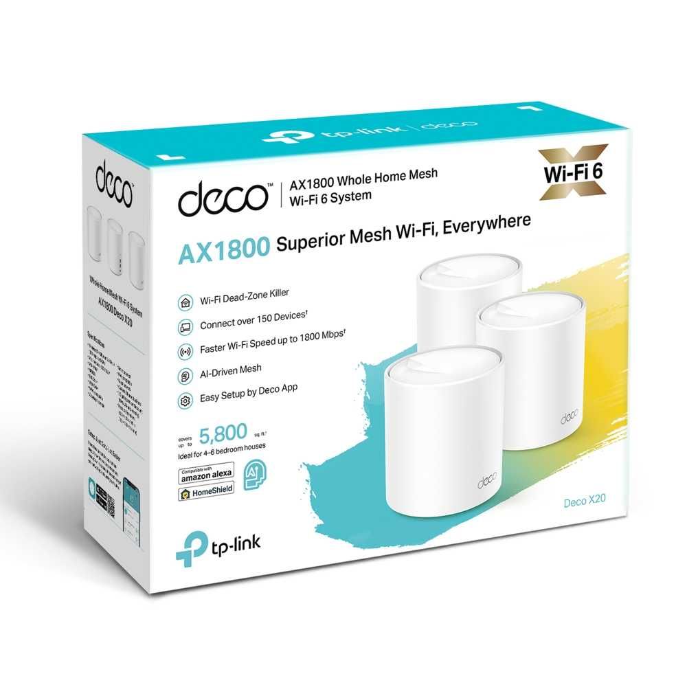 Mesh TP Link Deco X20 AX1800 Wifi 6