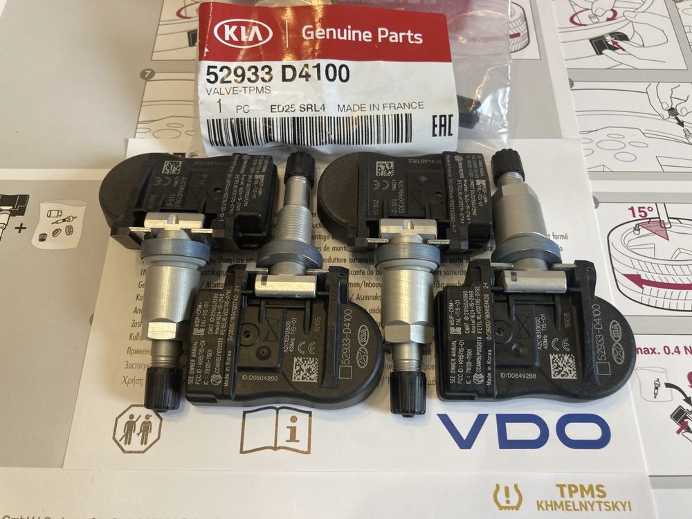 Hyundai/Kia/Датчики/Давления/Шин/52933D9100/52933F2000/52933D4100