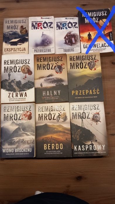 Remigiusz Mróz Przygody Komisarza Forsta zestaw