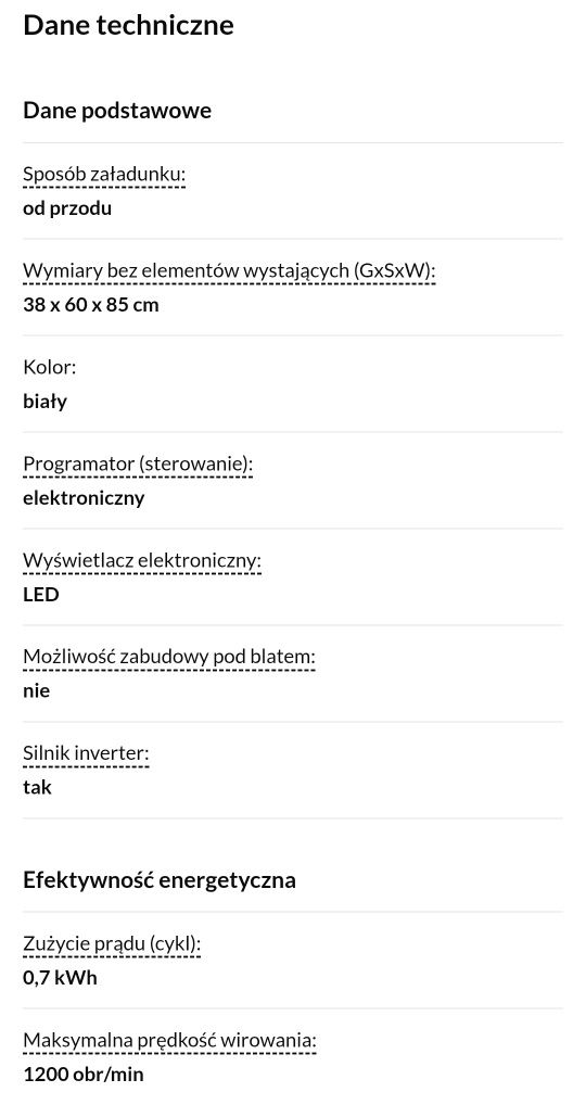 Pralka Electrolux EWS1266CI sprawna- do wymiany Uszczelka Drzwi