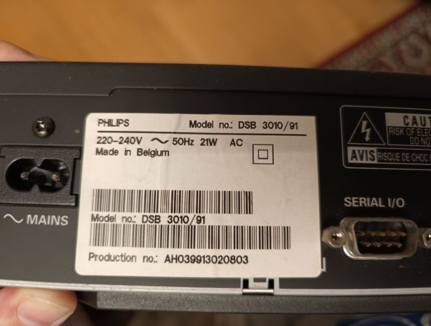 Dekoder Philips Digital Satellite Receiver DSB model 3010/91