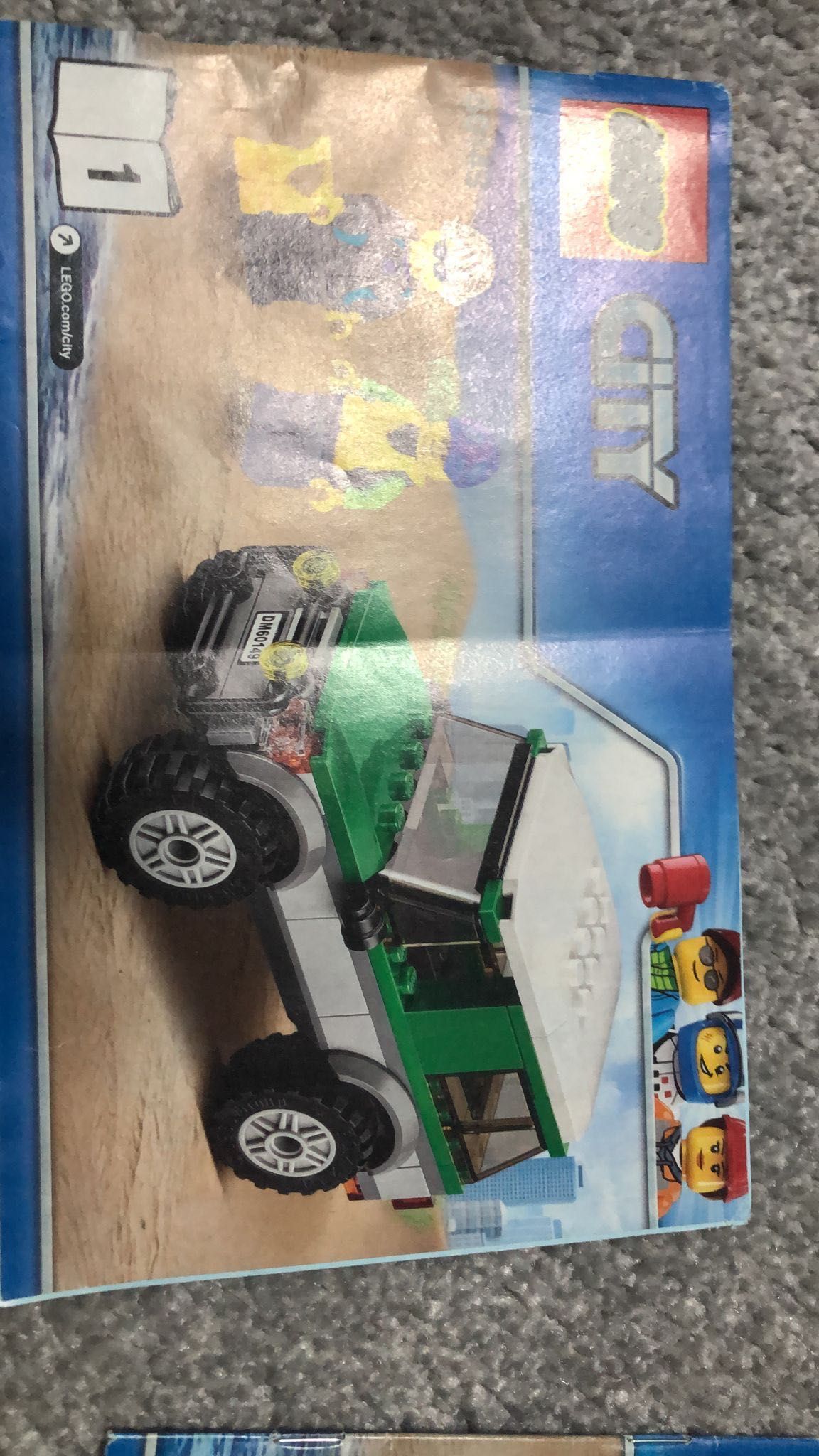 LEGO City 60149 Terenówka 4x4 z katamaranem